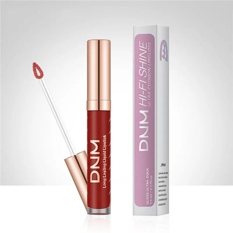 12 Colors Waterproof Matte Nude Lipstick kit Pigment Dark Red Black Long Lasting Lip Gloss Women Makeup Lipgloss T1051
