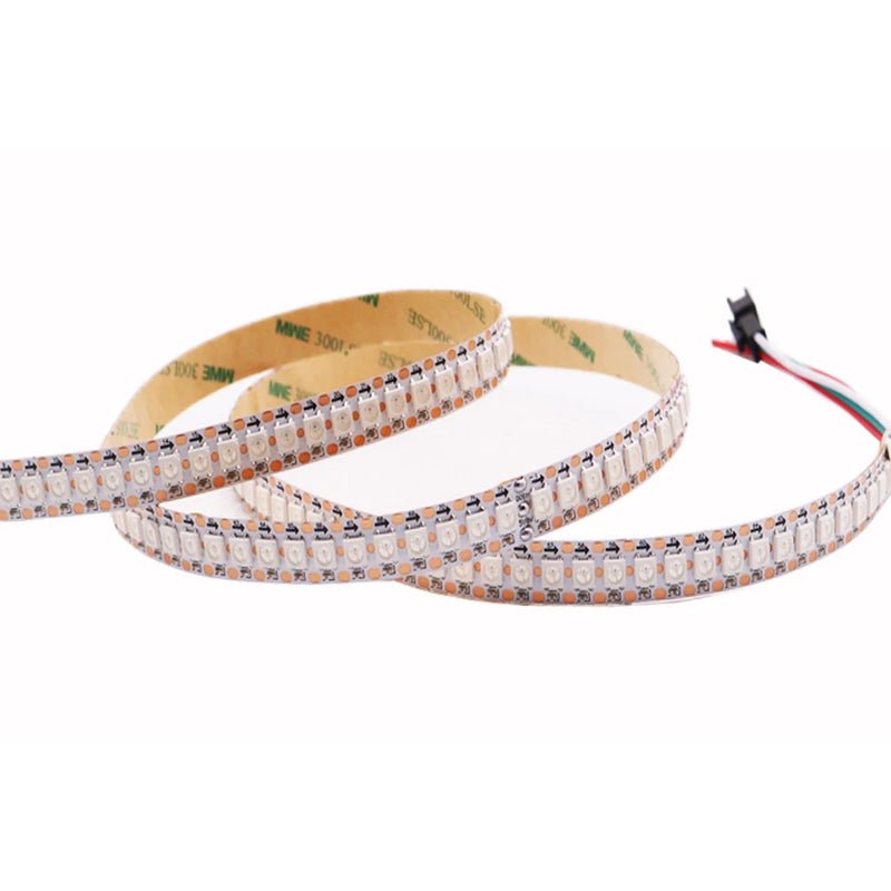 LED 1-3m ws2812b ws2815 tira conduzida 144 pixels/leds/m endereçável ic inteligente 5050 rgb conduziu a luz de tira ip30/ip65/ip67 dc5v/12v