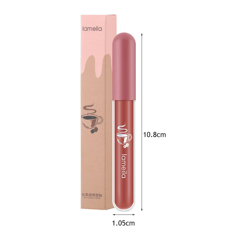 6 Colors Velvet Matte Liquid Lipsticks Waterproof Not Fade Lip Gloss Long Lasting Non-stick Cup Lip Tint Makeup Pigment Cosmetic