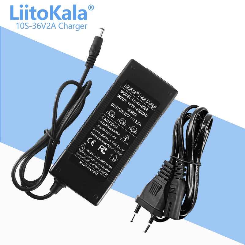 LiitoKala 48V5A 12V/24V/36V/48V 6/7/10/13 Series 18650 Lithium Battery Charger for 25.2V/29.4V/42V/54.6V 2A 3A Smart Charger